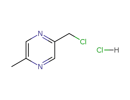 Molecular Structure of 128229-06-1 (2-(chloromethyl)-5-methylpyrazine hydrochloride)