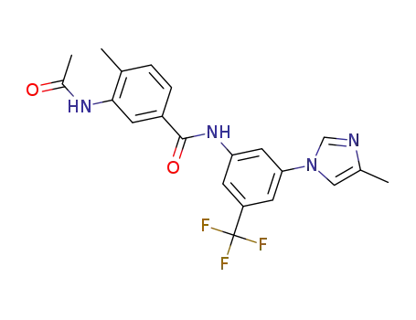 3-acetamido-4-methyl-N-[3-(4-methyl-1H-imidazol-1-yl)-5-trifluoromethylphenyl]benzamide