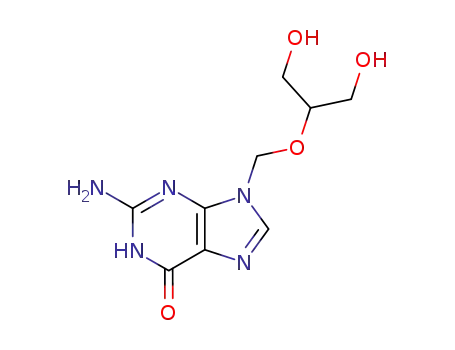 Molecular Structure of 82410-32-0 (Ganciclovir)
