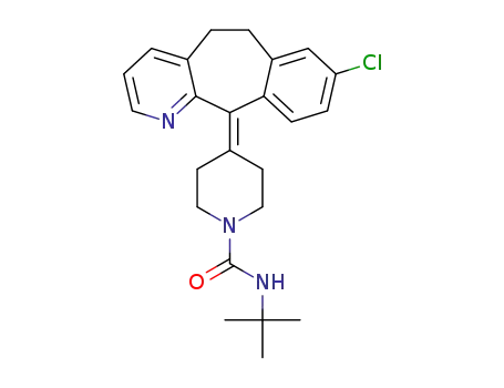 N-(t-butyl)-4-(8-chloro-5,6-dihydro-11H-benzo[5,6]cyclohepta[1,2-b]pyridin-11-ylidene)piperidine-1-carboxamide