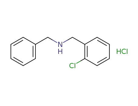 N-benzyl-1-(2-chlorophenyl)methanaminium chloride