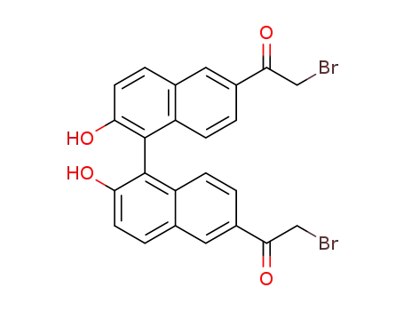 1,1'-(2,2'-dihydroxy-[1,1'-binaphthalene]-6,6'-diyl)bis(2-bromoethanone)