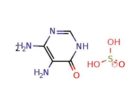 5,6-diamino-3H-pyrimidin-4-one; sulfate