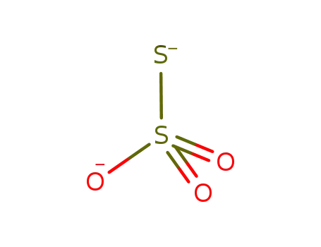 thiosulphate ion