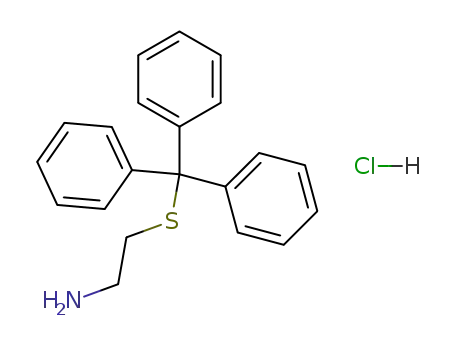Molecular Structure of 15297-43-5 (2-(tritylsulfanyl)ethanamine)