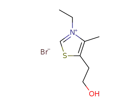 Molecular Structure of 54016-70-5 (3-Ethyl-5-(2-hydroxyethyl)-4-methylthiazolium bromide)