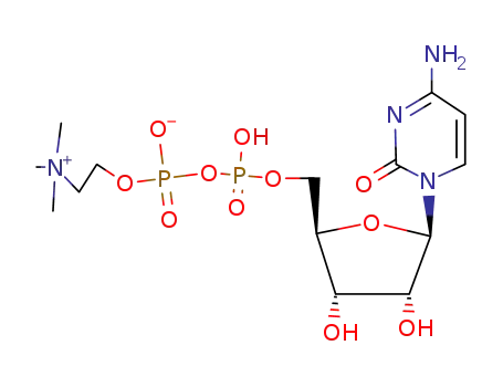 Molecular Structure of 987-78-0 (CYTIDINE 5'-DIPHOSPHOCHOLINE)