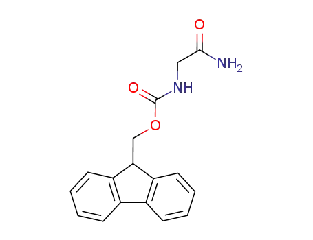 Molecular Structure of 115057-37-9 (Carbamic acid, (2-amino-2-oxoethyl)-, 9H-fluoren-9-ylmethyl ester)