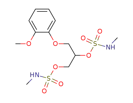 1-[(2-Methoxyphenoxy)methyl]-1,2-ethanediol bis(methylsulfamate) (ester)