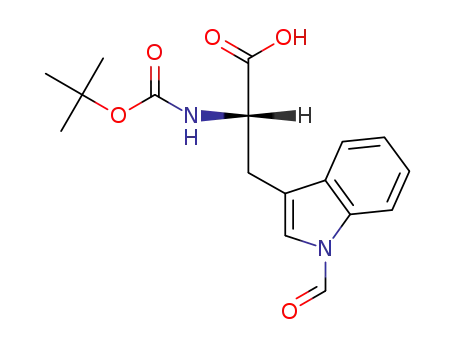 (2S)-2-(tert-Butoxycarbonylamino)-3-(1-formylindol-3-yl)propanoic acid cas no. 47355-10-2 98%