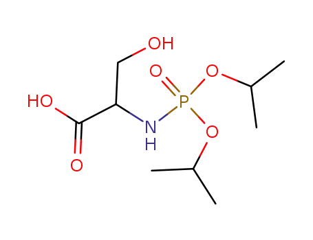 2-(Diisopropoxy-phosphorylamino)-3-hydroxy-propionic acid