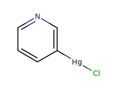 Molecular Structure of 5428-90-0 (Chloro(3-pyridinyl)mercury(II))