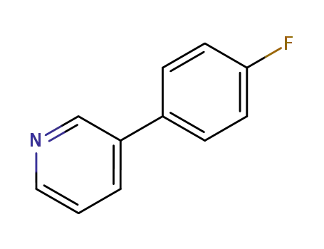Molecular Structure of 85589-65-7 (3-(4-Fluorophenyl)pyridine)