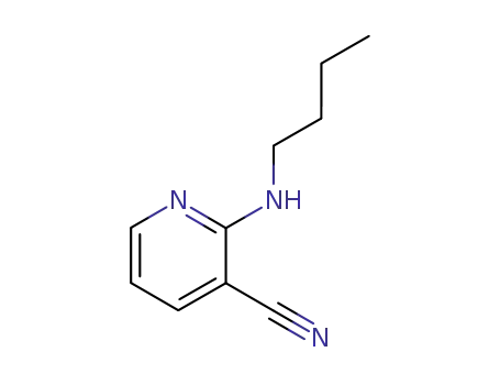 Molecular Structure of 74611-50-0 (3-CYANO-2-(N-BUTYLAMINO)PYRIDINE)