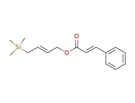 (E)-3-Phenyl-acrylic acid (E)-4-trimethylsilanyl-but-2-enyl ester