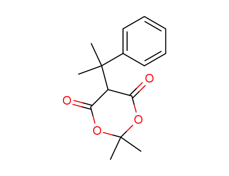 2,2-dimethyl-5-(1-methyl-1-phenylethyl)-1,3-dioxane-4,6-dione