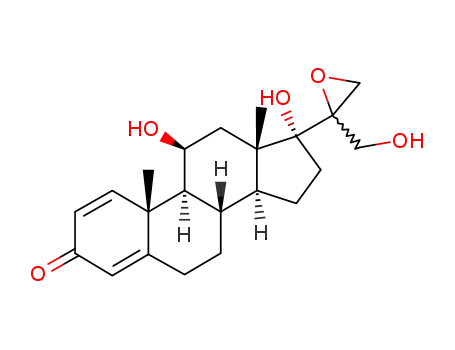 20,21-epoxy-11β,17,22-trihydroxy-23,24-dinor-20ξH-chola-1,4-dien-3-one