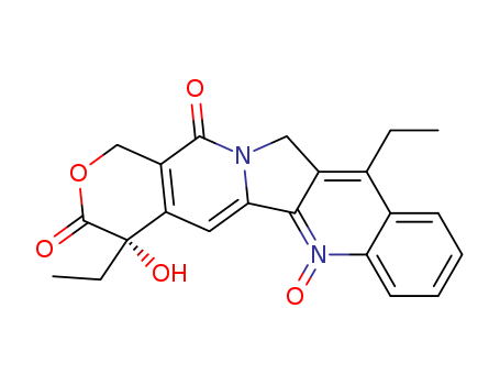 1H-Pyrano[3',4':6,7]indolizino[1,2-b]quinoline-3,14(4H,12H)-dione, 4,11-diethyl-4-hydroxy-, 6-oxide, (4S)-