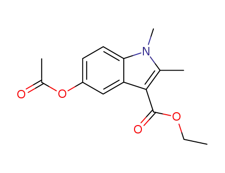 ethyl 5-acetoxy-1,2-dimethyl-1H-indole-
3-carboxylate