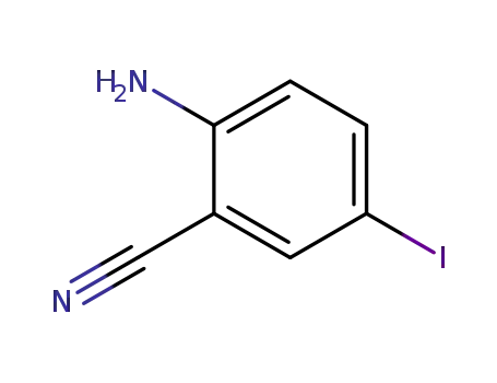 Molecular Structure of 132131-24-9 (2-AMINO-5-IODOBENZONITRILE)