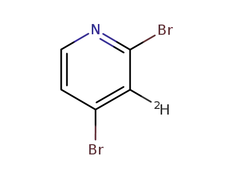 dibromo-2,4 deuterio-3 pyridine