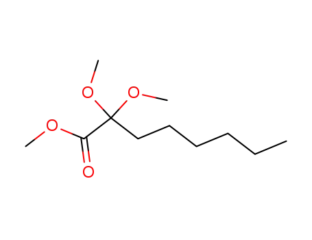 2,2-Dimethoxy-octanoic acid methyl ester