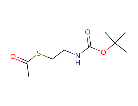 Ethanethioic acid, S-[2-[[(1,1-dimethylethoxy)carbonyl]amino]ethyl] ester (9CI)