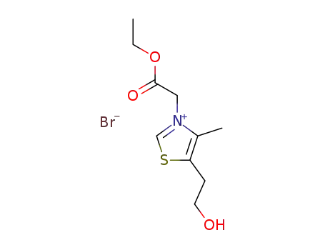 3-Ethoxycarbonylmethyl-5-(2-hydroxy-ethyl)-4-methyl-thiazol-3-ium; bromide