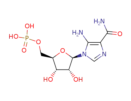 1H-imidazole-4-carboxamide, 5-amino-1-(5-O-phosphono-beta-D-ribofuranosyl)-