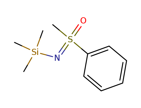 Molecular Structure of 89902-44-3 (Sulfoximine, S-methyl-S-phenyl-N-(trimethylsilyl)-)