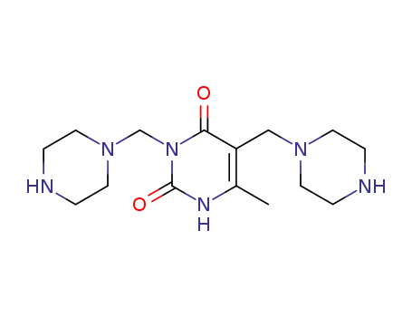 C-5,N-3-Dipiperazinomethylene-6-methyluracil
