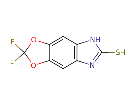 2,2-difluoro-6-mercapto-5H-[1,3]dioxolo-[4,5-f]benzimidazole