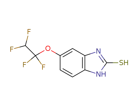 Molecular Structure of 97963-60-5 (2H-Benzimidazole-2-thione, 1,3-dihydro-5-(1,1,2,2-tetrafluoroethoxy)-)