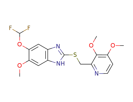 5-difluoromethoxy-6-methoxy-2-[(3,4-dimethoxy-pyridin-2-yl)methylthio]-1H-benzimidazole