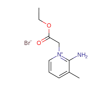 2-amino-3-methyl-1-(2-ethoxy-2-oxoethyl)-pyridin-1-ium bromide