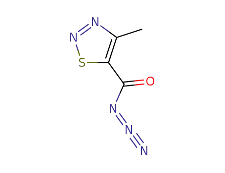 4-methyl-1,2,3-thiadiazol-5-ylcarbonylazide