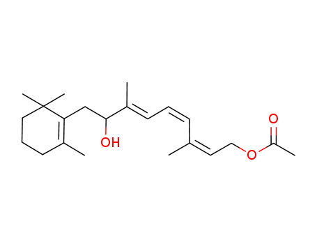 Acetic acid (2Z,4Z,6E)-8-hydroxy-3,7-dimethyl-9-(2,6,6-trimethyl-cyclohex-1-enyl)-nona-2,4,6-trienyl ester