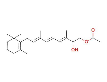 Acetic acid (3E,5E,7E)-2-hydroxy-3,7-dimethyl-9-(2,6,6-trimethyl-cyclohex-1-enyl)-nona-3,5,7-trienyl ester
