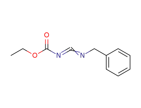 Molecular Structure of 100313-34-6 (Carbamic acid, [(phenylmethyl)carbonimidoyl]-, ethyl ester)