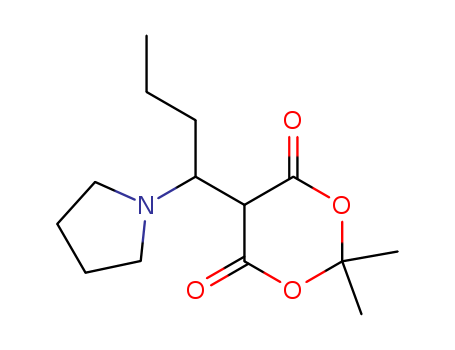 1,3-Dioxane-4,6-dione, 2,2-dimethyl-5-[1-(1-pyrrolidinyl)butyl]-