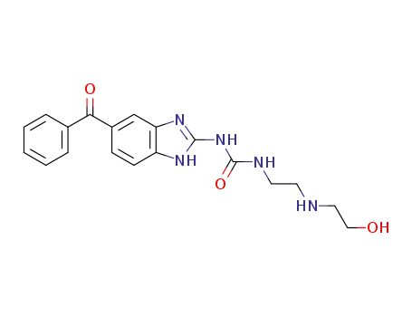 1-(5-benzoylbenzimidazol-2-yl)-3-<2-<(2-hydroxyethyl)amino>ethyl>urea
