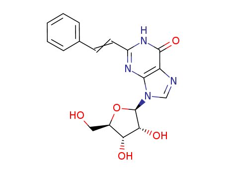 Inosine, 2-(2-phenylethenyl)-