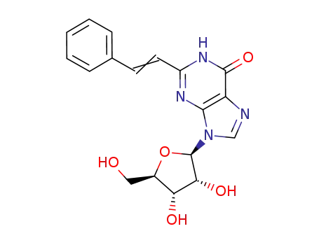 Inosine, 2-(2-phenylethenyl)-