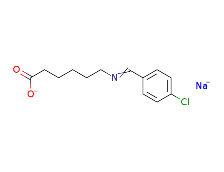 Sodium; 6-{[1-(4-chloro-phenyl)-meth-(E)-ylidene]-amino}-hexanoate