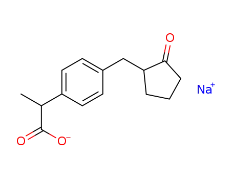 Molecular Structure of 80382-23-6 (Loxoprofen sodium)