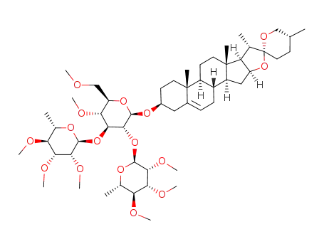 permethylate of taccaoside