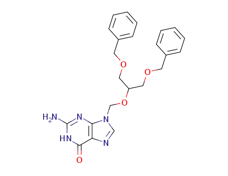 9-<<2-(benzyloxy)-1-<(benzyloxy)methyl>ethoxy>methyl>guanine