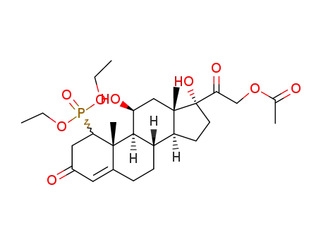 O21-Acetyl-1-diaethoxyphosphinyl-hydrocortisol