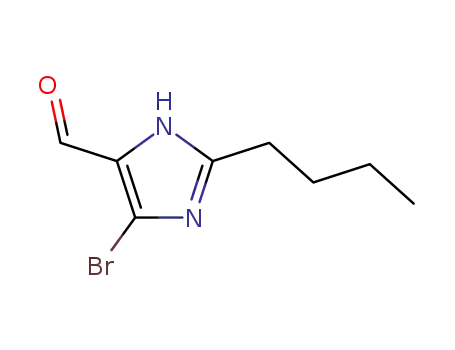 4(5)-bromo-2-butyl-1H-imidazole-5(4)-carboxaldehyde