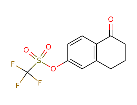 Methanesulfonic acid, 1,1,1-trifluoro-, 5,6,7,8-tetrahydro-5-oxo-2-naphthalenyl ester